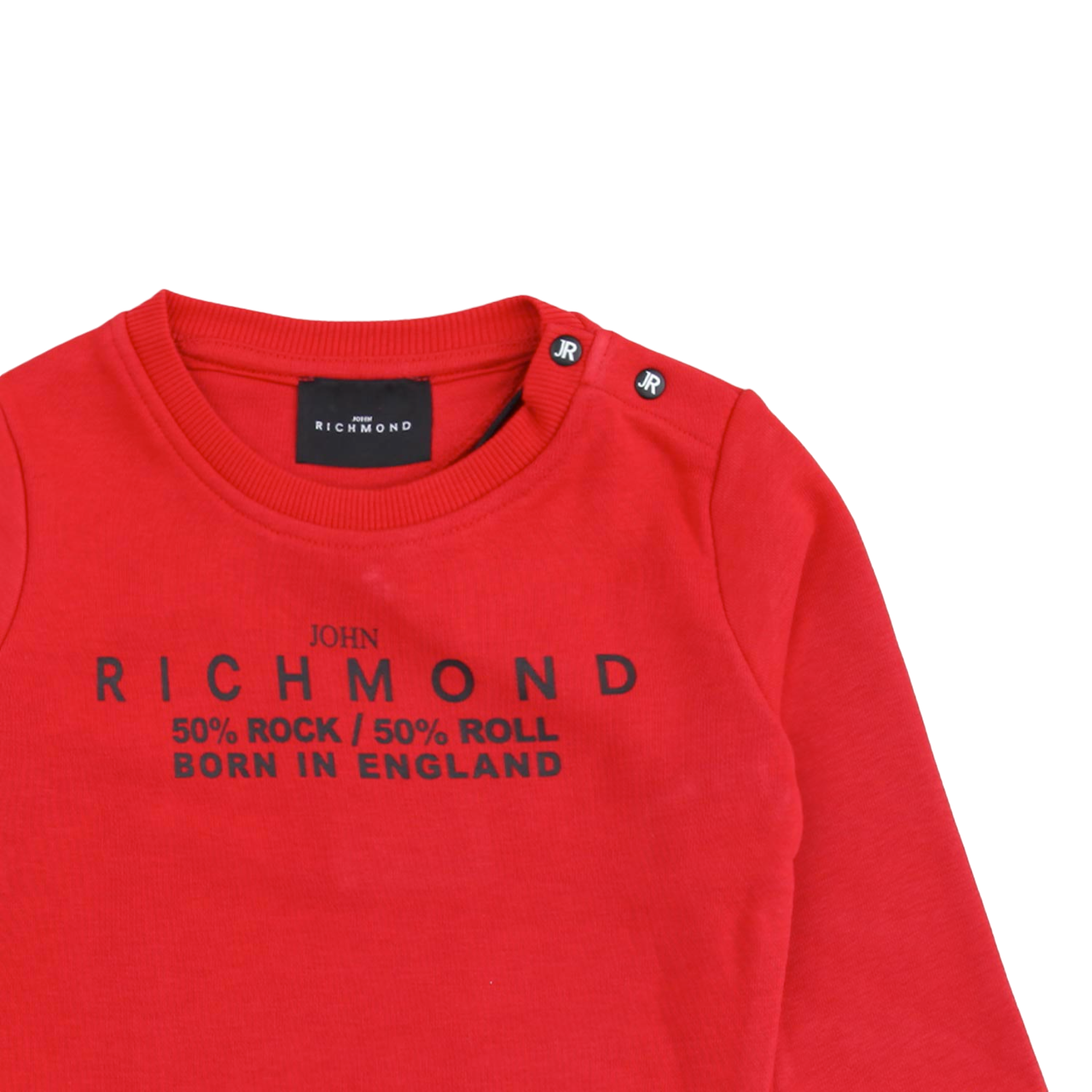 John Richmond felpa Harner con logo rosso