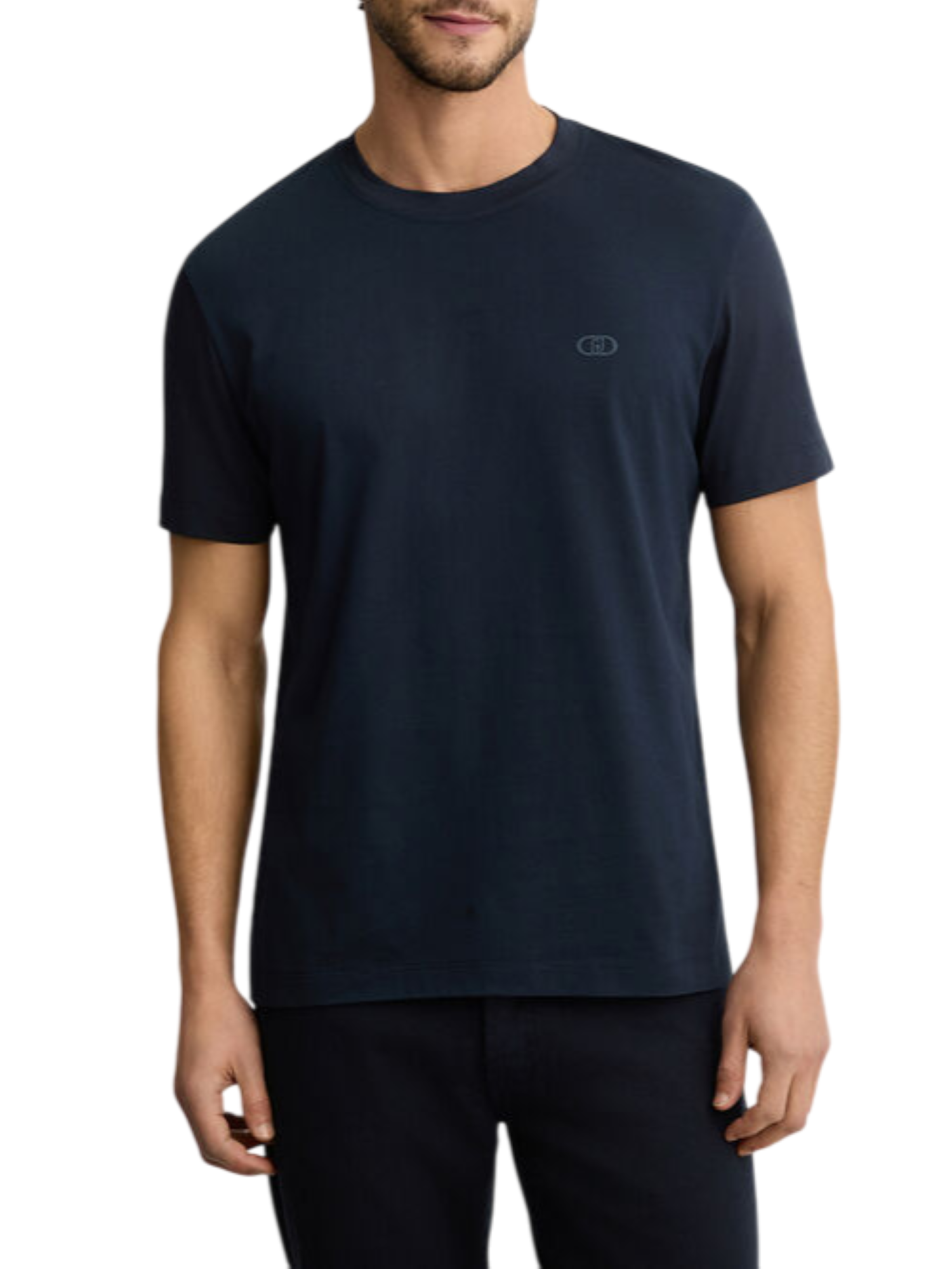Liu Jo T-shirt manica corta basic con logo blu QA5125J4799 94013 LIU JO 