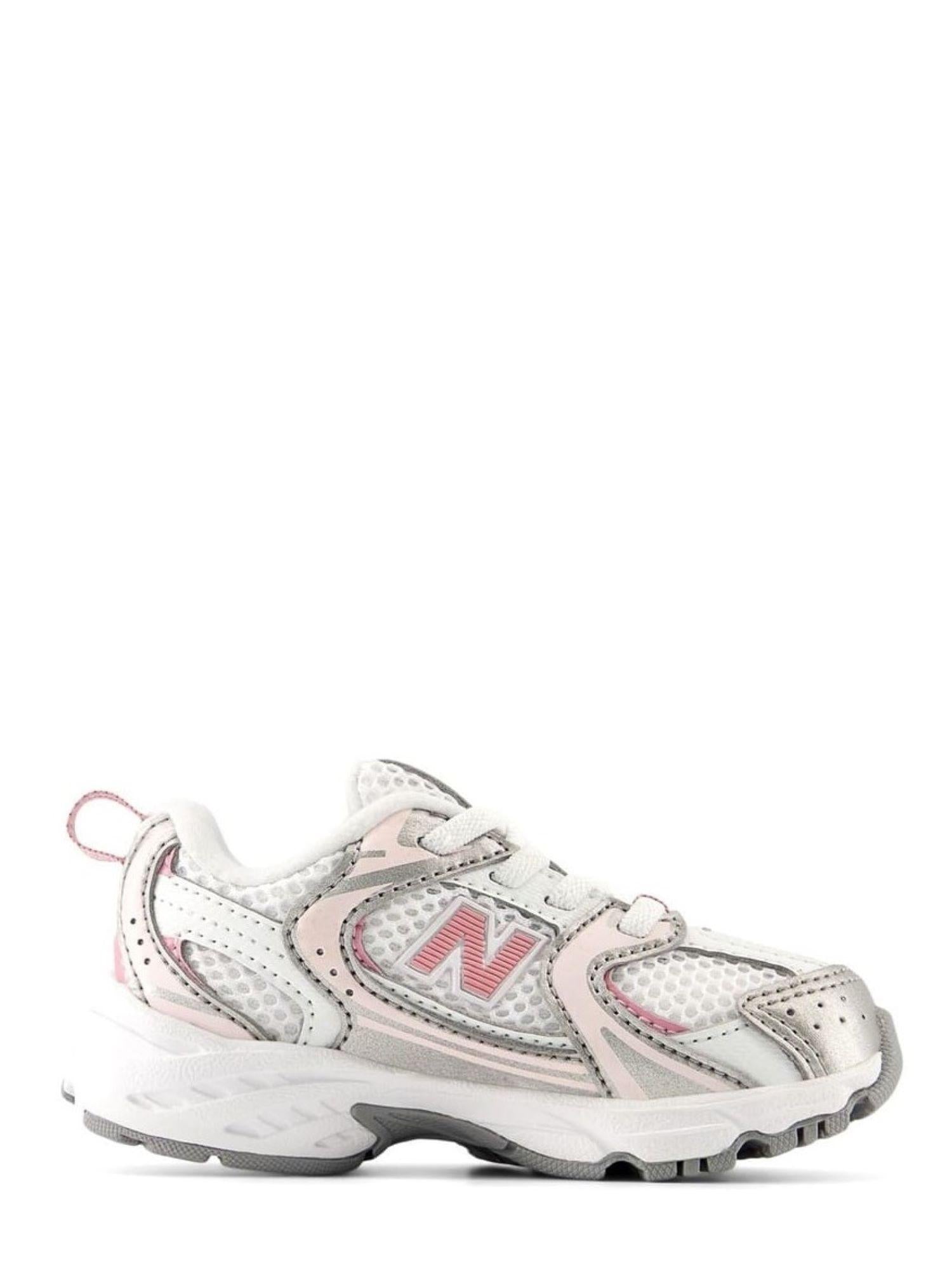New Balance sneakers bambina 530 in mesh bianco rosa IZ530 EC NEW BALANCE 