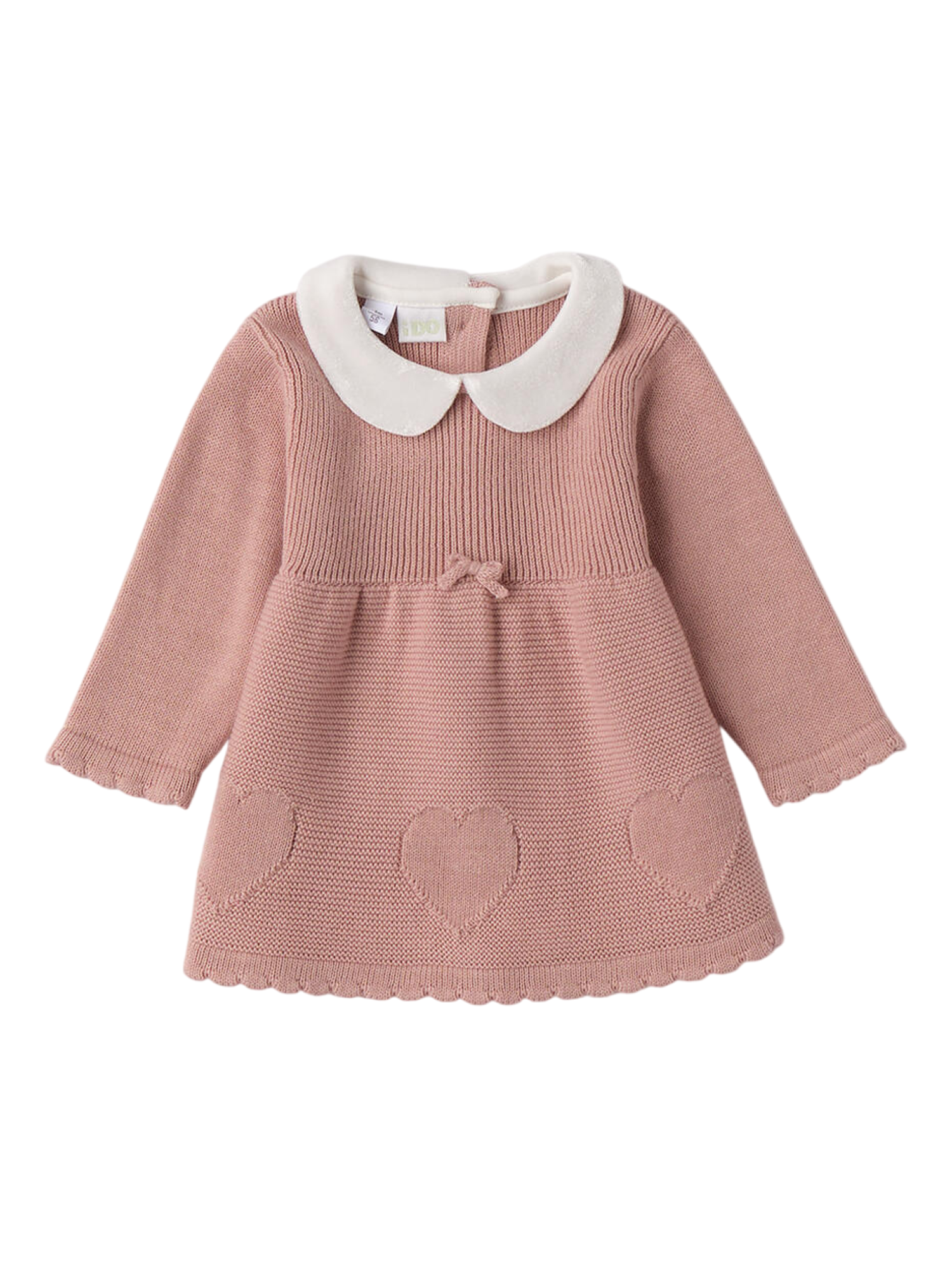 iDo abito neonata in maglia rosa 4F199 2921 iDO 