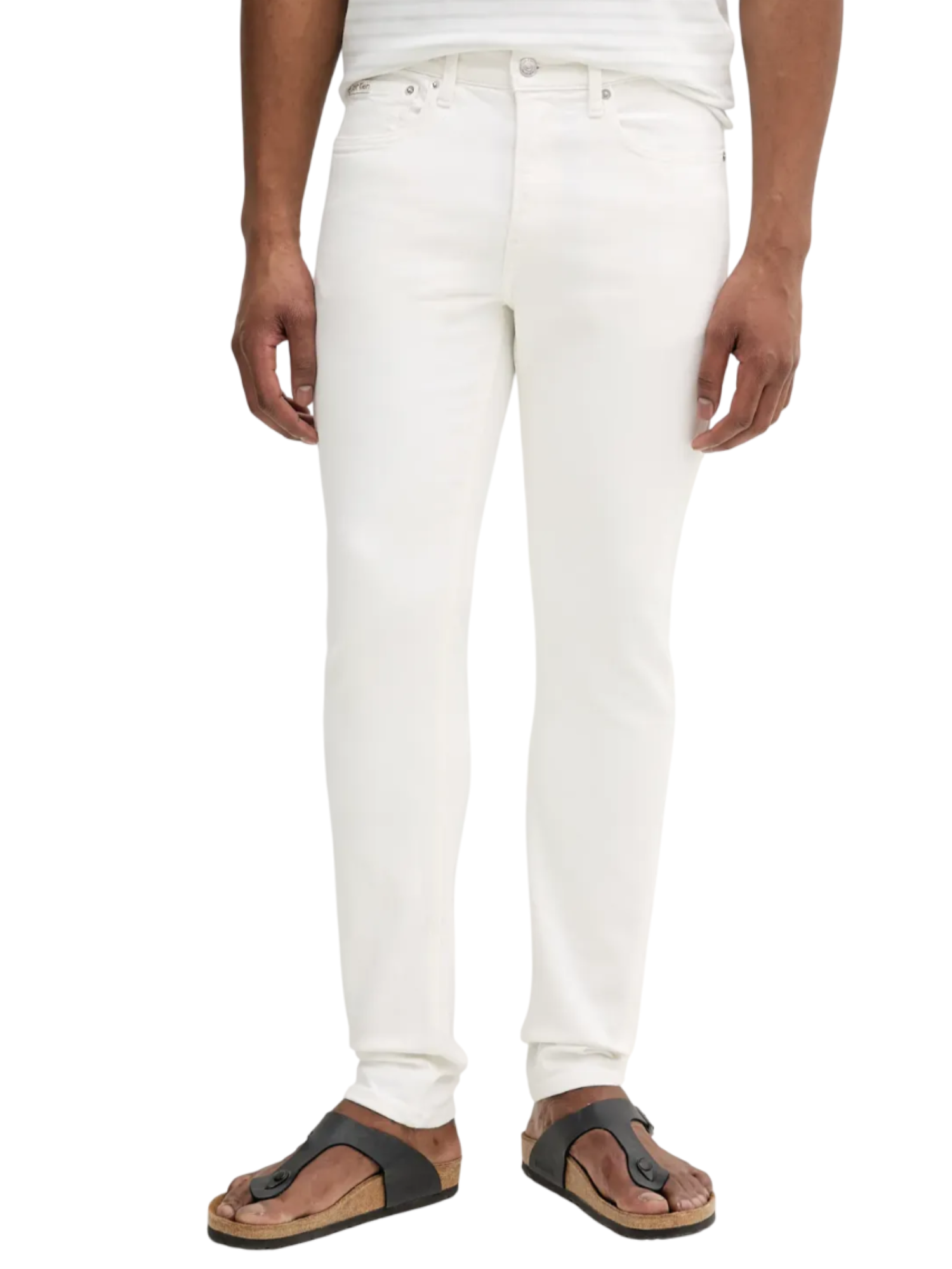 Calvin Klein Jeans jeans slim fit bianco J30J327541 1AA Calvin Klein Jeans 