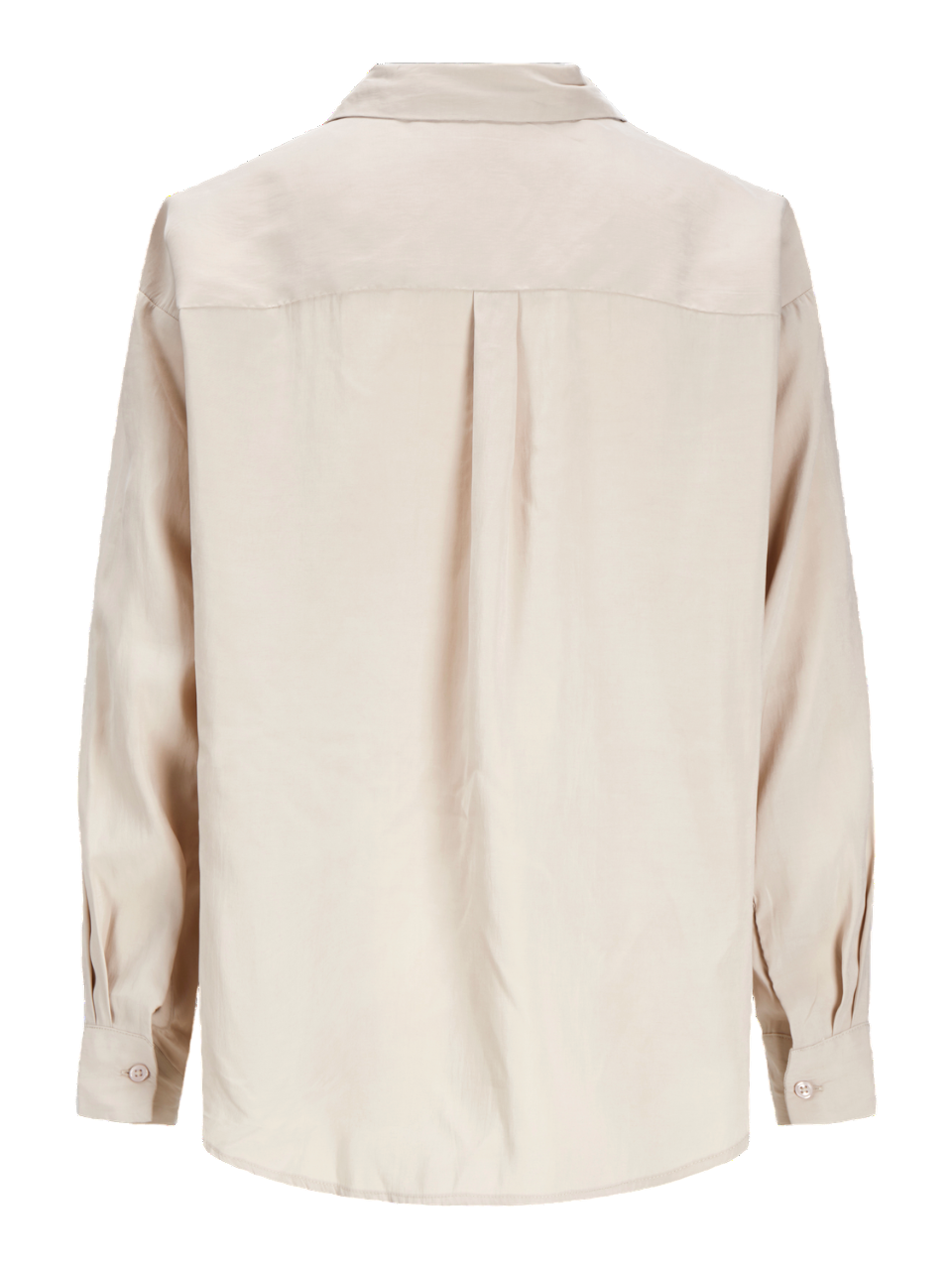 Jjxx camicia manica lunga in misto modal beige 12270927 FEATHER GRAY JJXX 