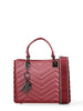 Marc Ellis borsa a mano Flat Krissy M Wave rosso argento