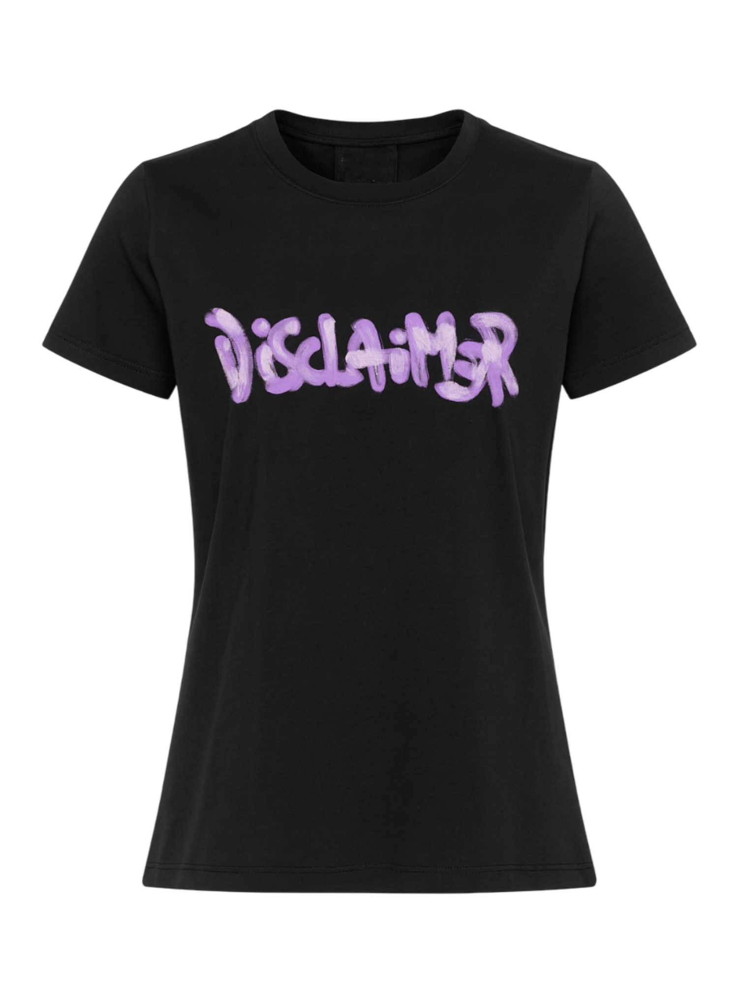 Disclaimer T-shirt donna manica corta nero 55169 NERO DISCLAIMER 