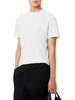 Lacoste T-shirt manica corta uomo in piquè bianco