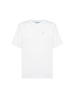 Blugirl T-shirt manica corta donna logo strass bianco
