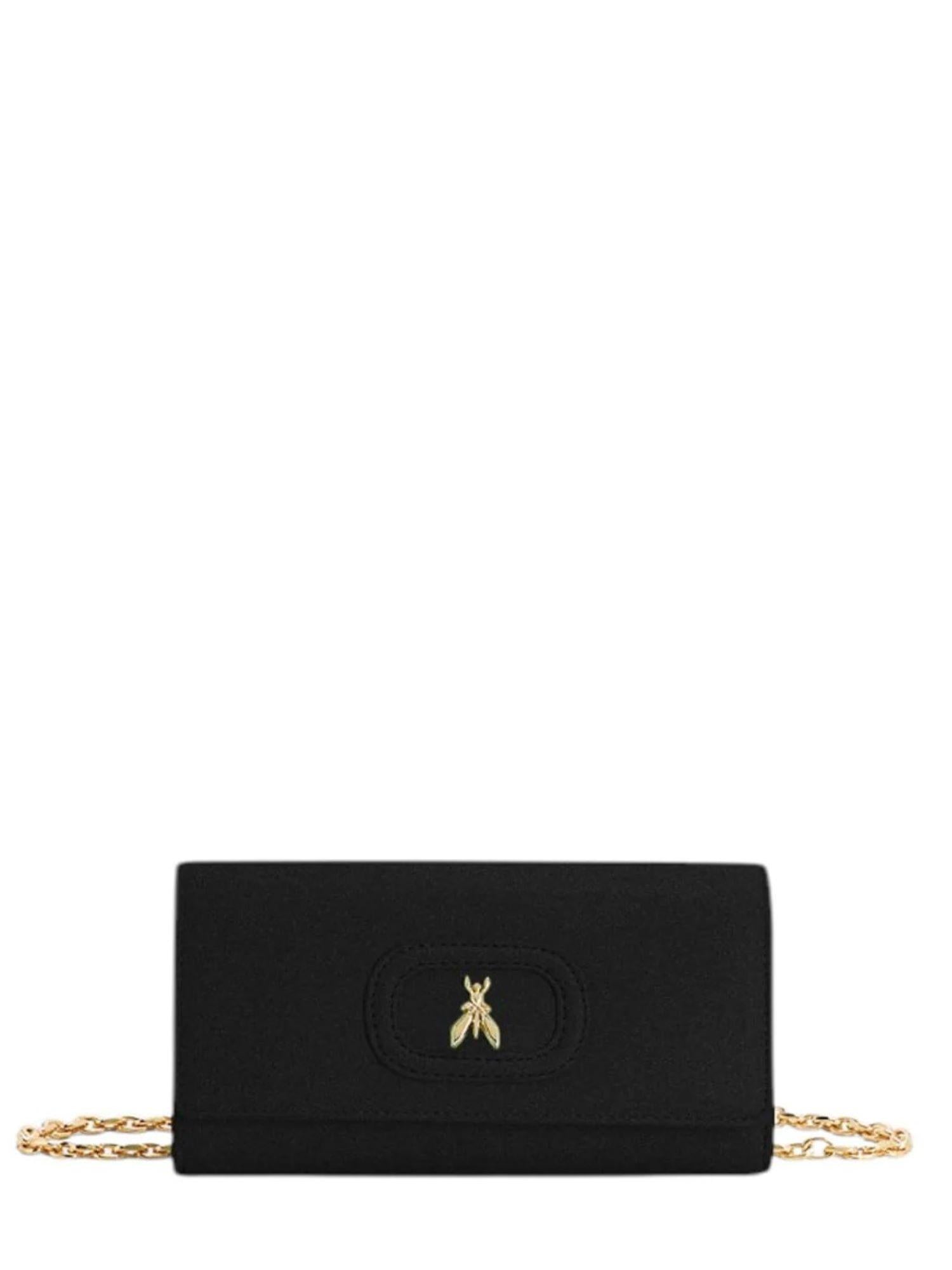 Patrizia Pepe pochette in ecopelle con tracolla nero 7B0013-E005 K103 PATRIZIA PEPE 