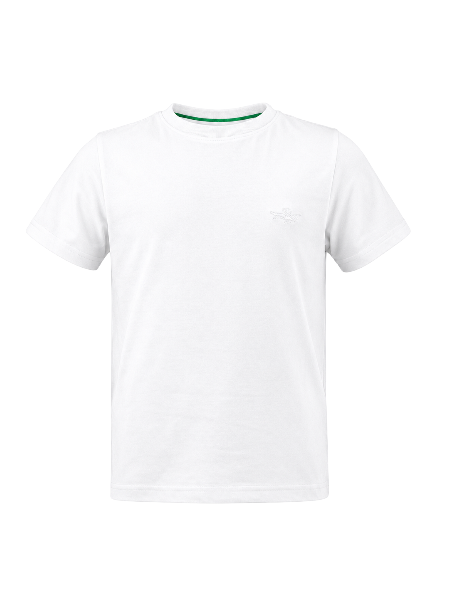 Aeronautica Militare T-shirt bambino manica corta con logo ricamato bianco 261TS0056A OPTICAL WHITE AERONAUTICA MILITARE 