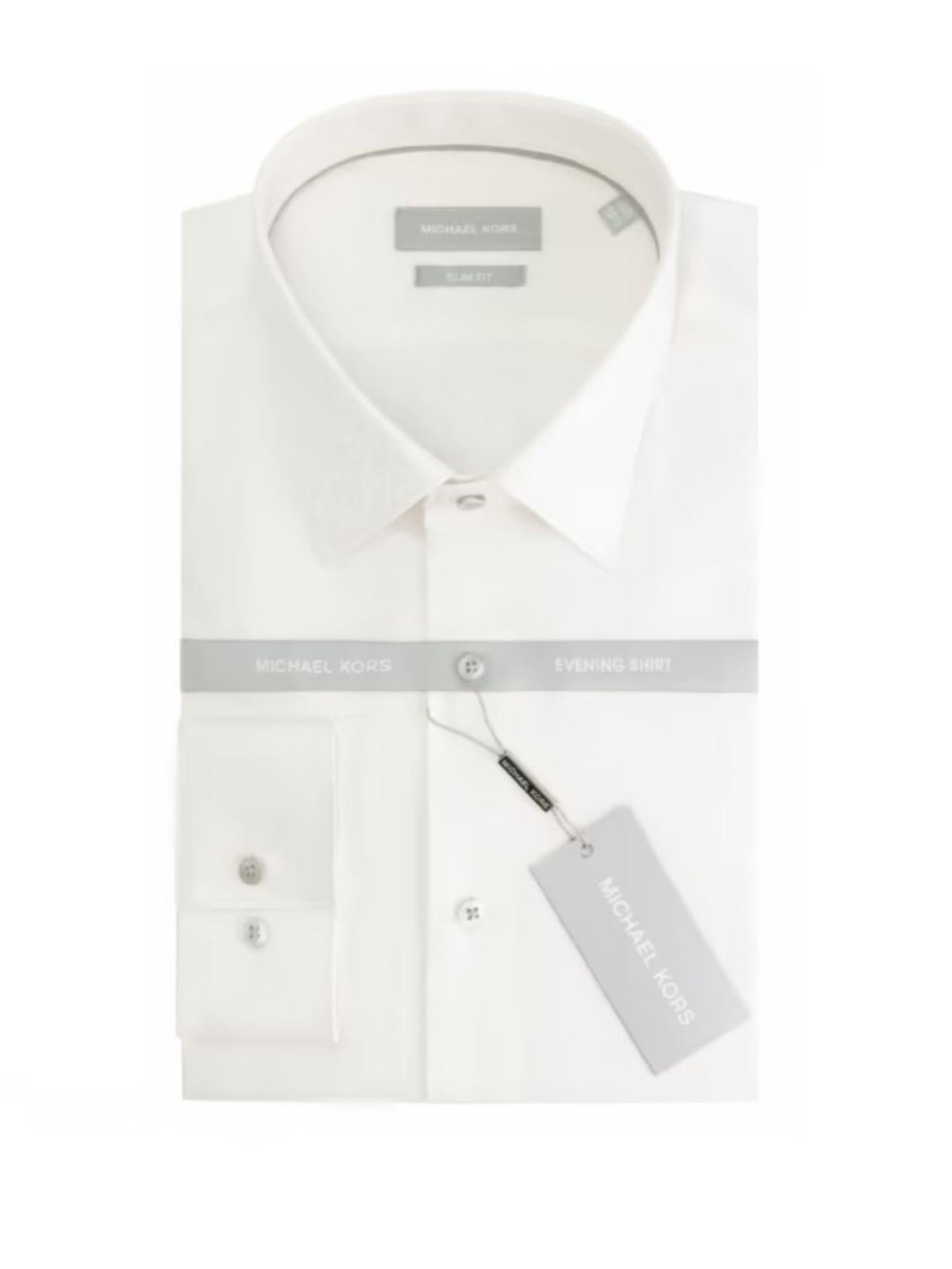 Michael Kors camicia manica lunga in fantasia logata jacquard bianco MK0DS01394 M100 MICHAEL KORS 