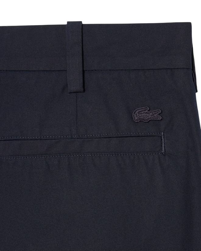 Lacoste pantaloni chino uomo in cotone blu HH1971 HDE LACOSTE 