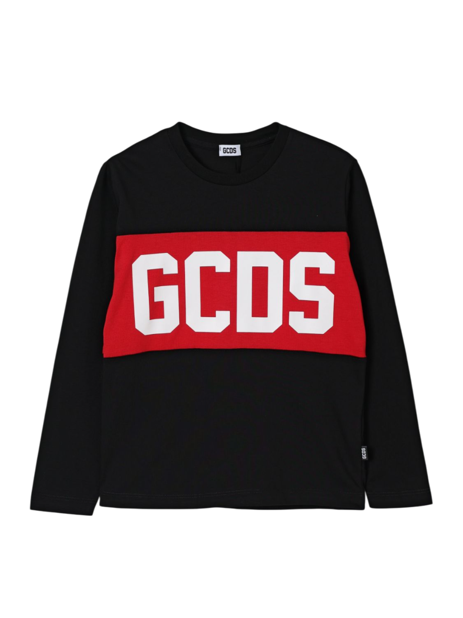 Gcds T-shirt manica lunga bambino nero B2JU2214JF1 BLACK GCDS 