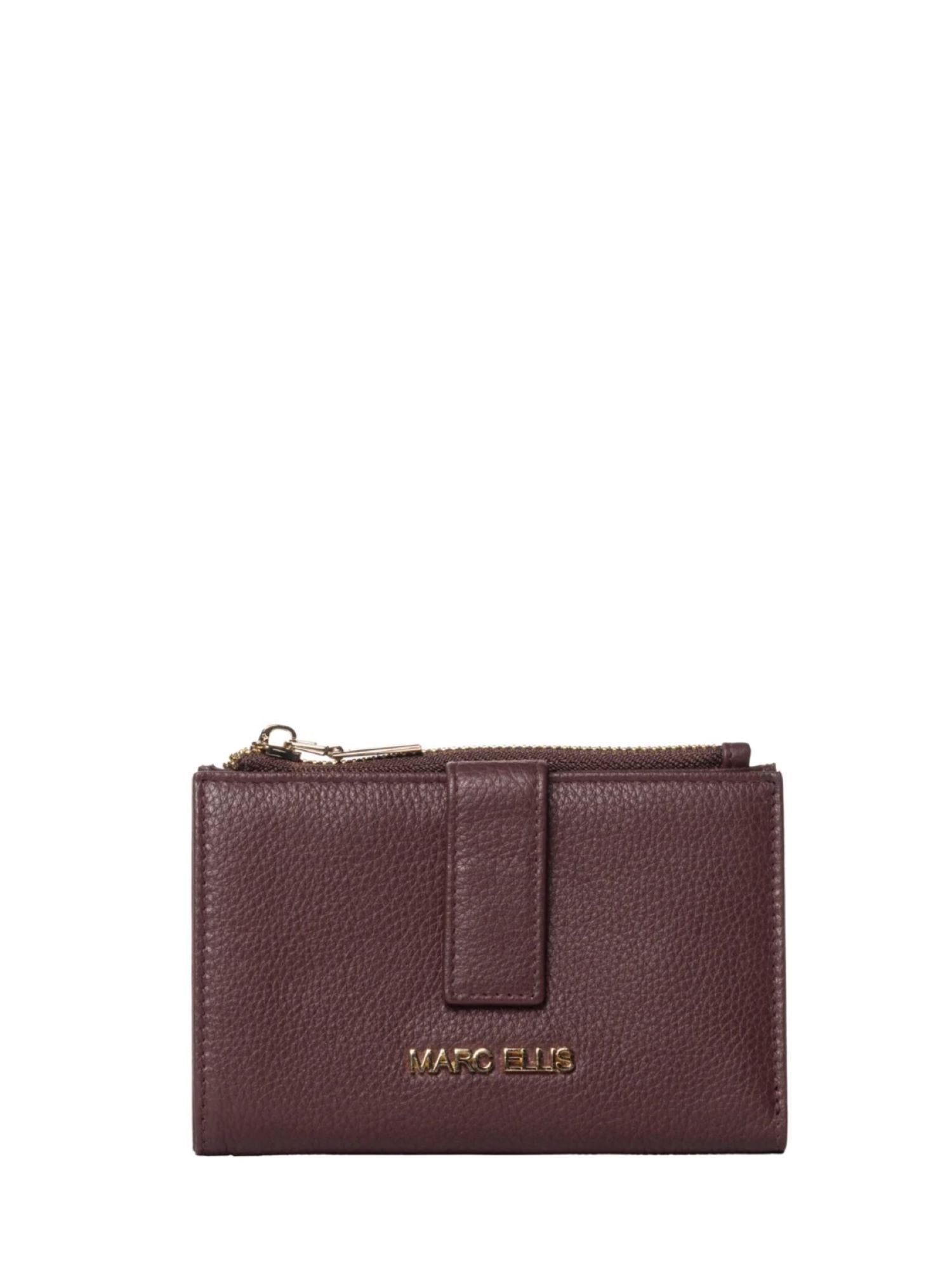 Marc Ellis portafogli in ecopelle martellata borgogna ALEXIA DO BURGUNDY MARC ELLIS 
