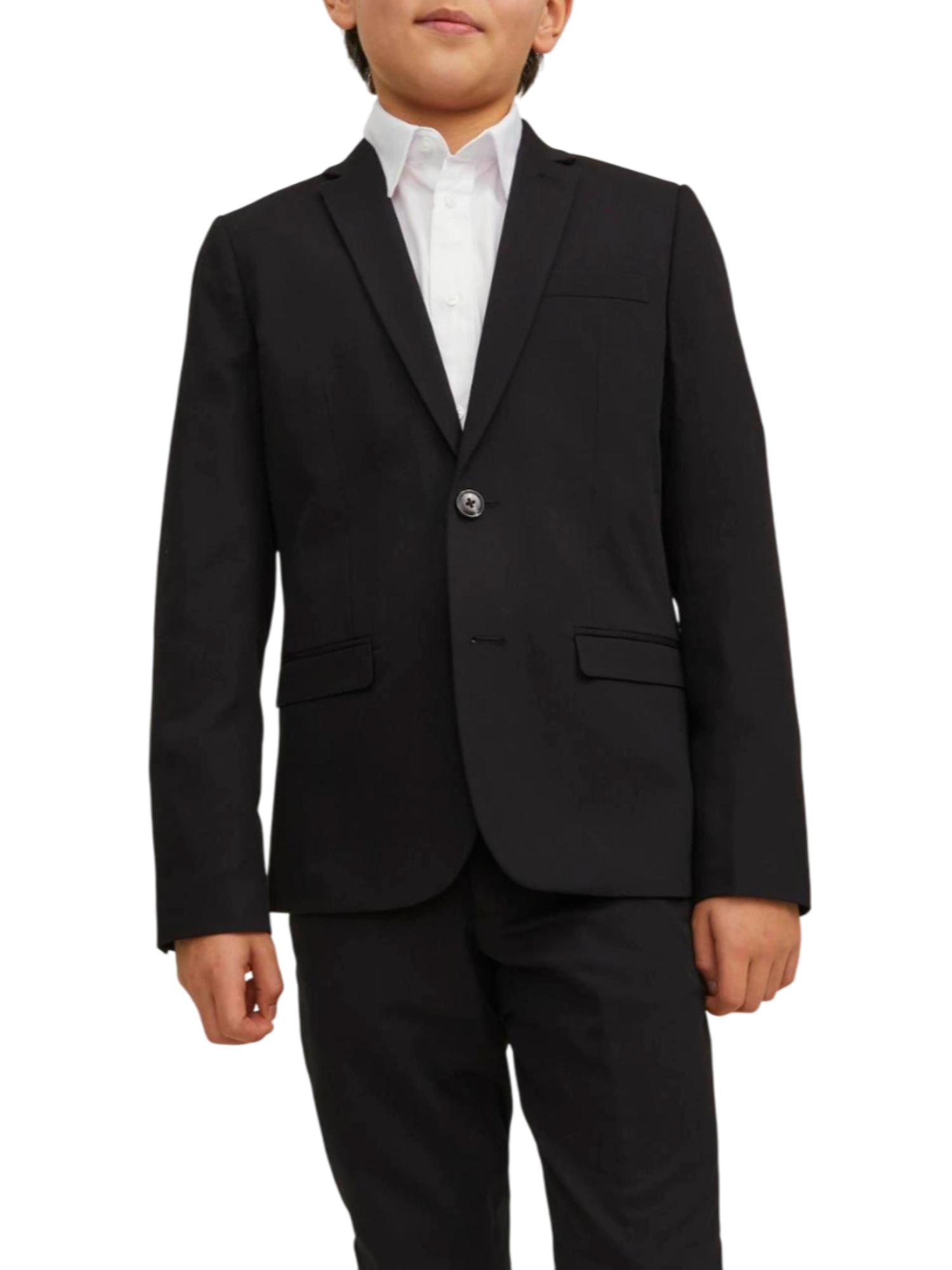 Jack&Jones giacca Solar monopetto nero 12203557 BLACK JACK&JONES JUNIOR 