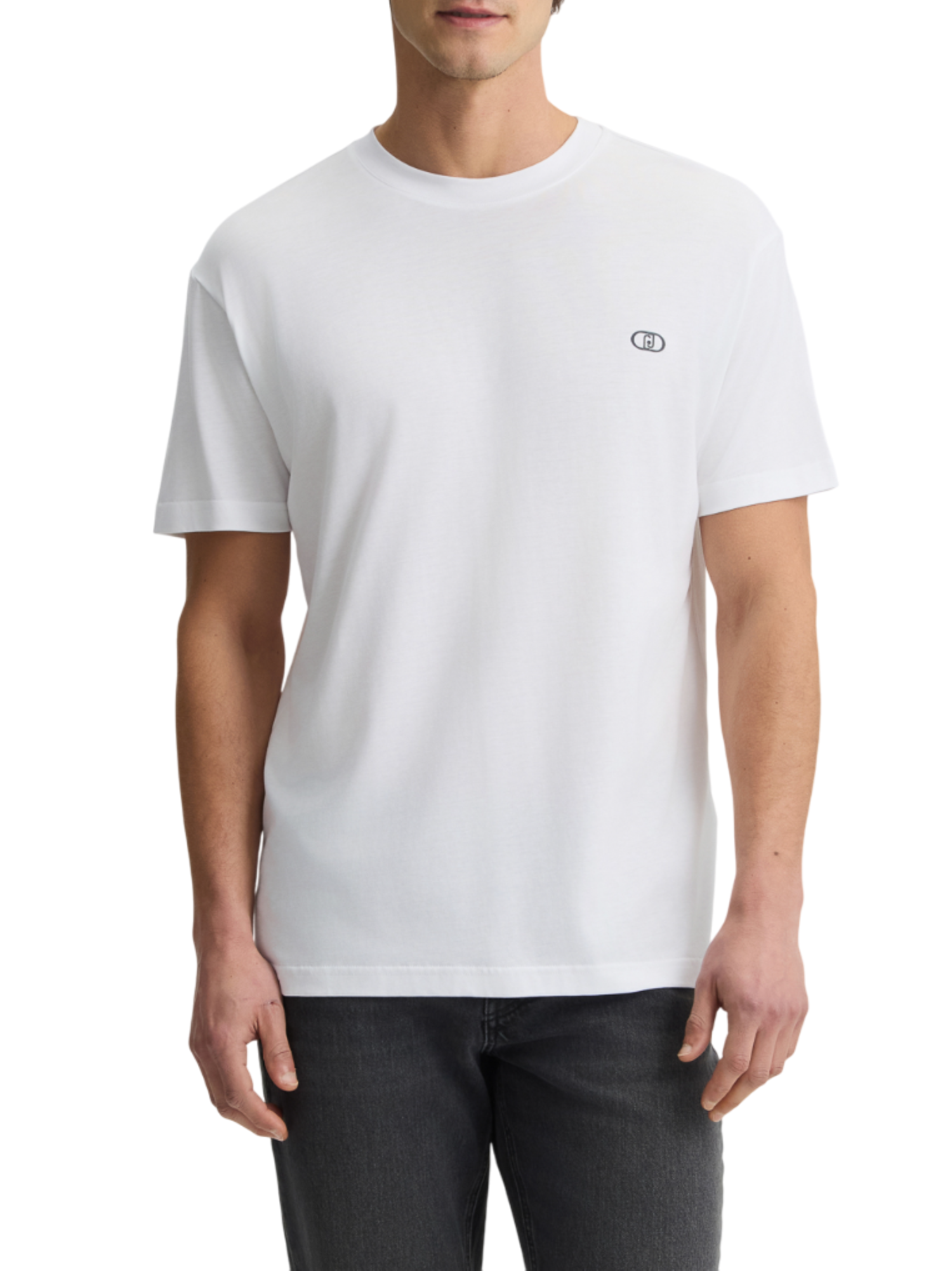 Liu Jo T-shirt maniche corte basic con logo bianco QA5174J4805 11001 LIU JO 