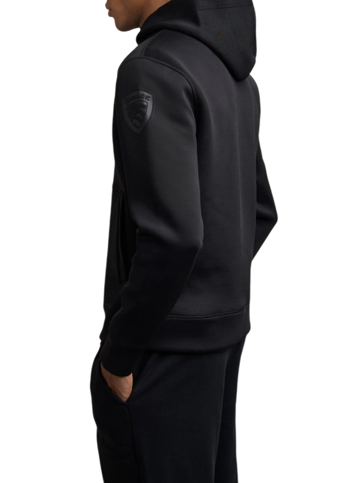 Blauer felpa con zip uomo Colby nero 25WBLUF02093-004745 999 BLAUER 