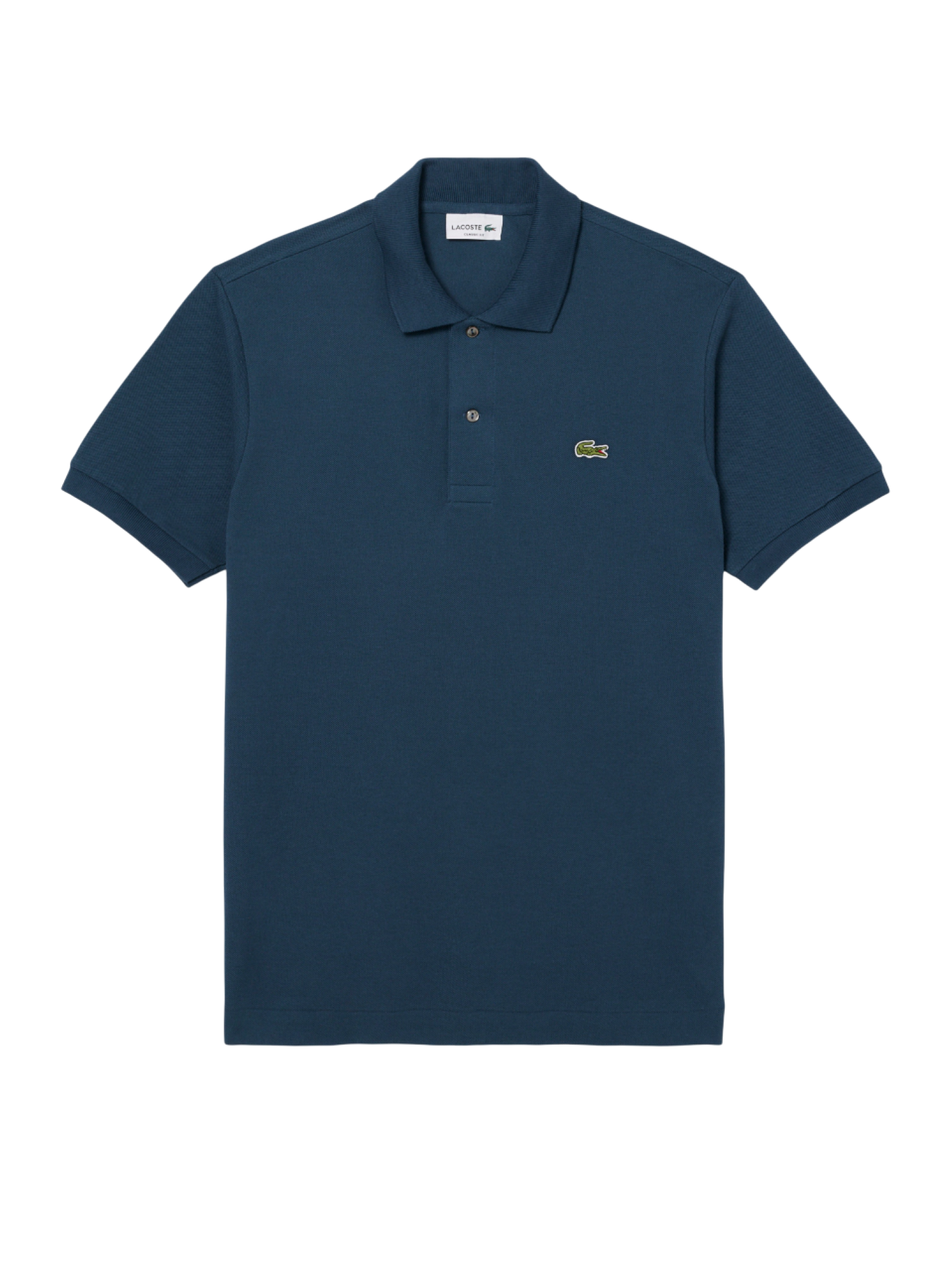 Lacoste polo manica corta 12.12 in piquè blu