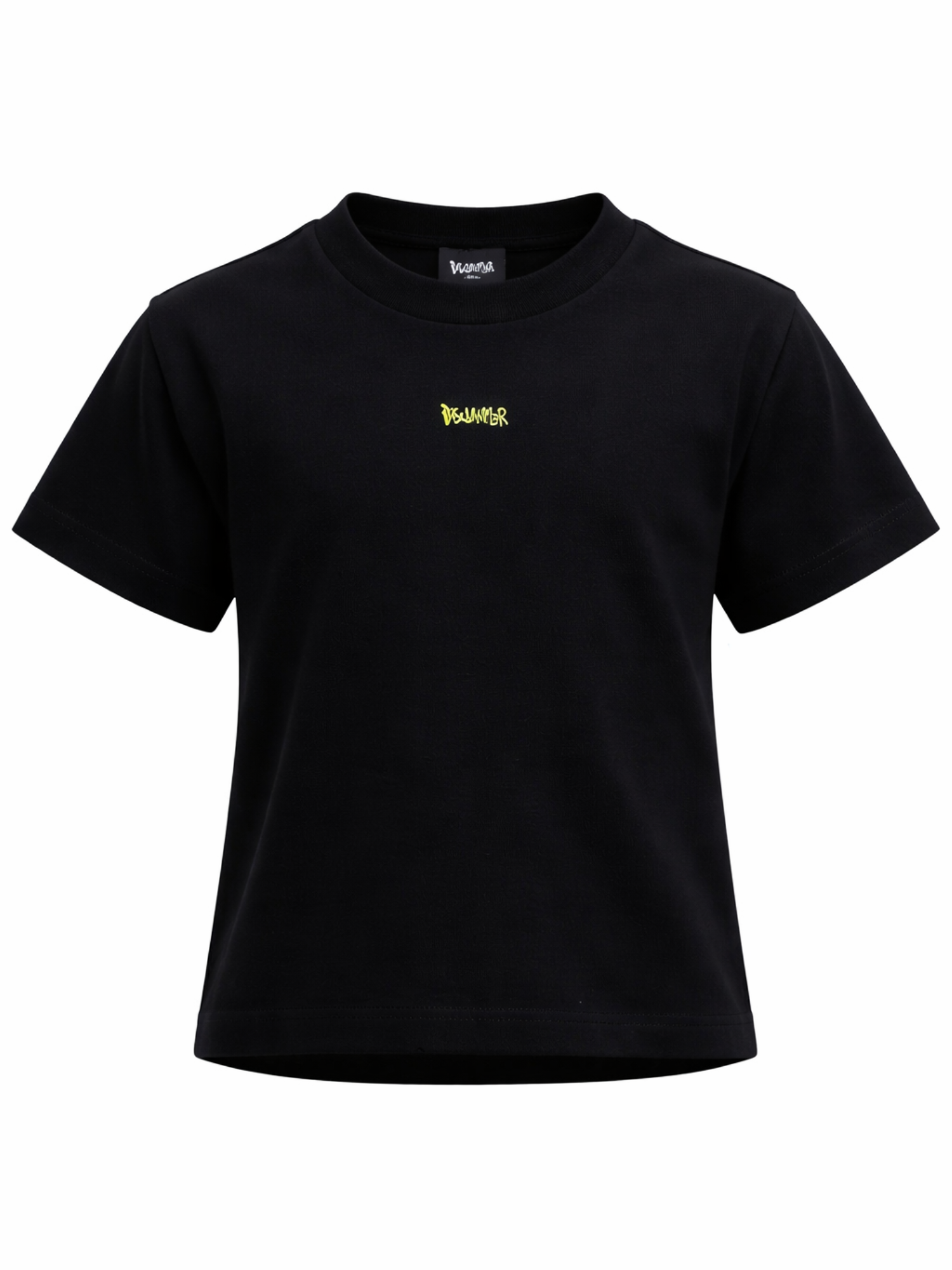 Disclaimer T-shirt bambino manica corta con logo nero 58851 NERO DISCLAIMER 