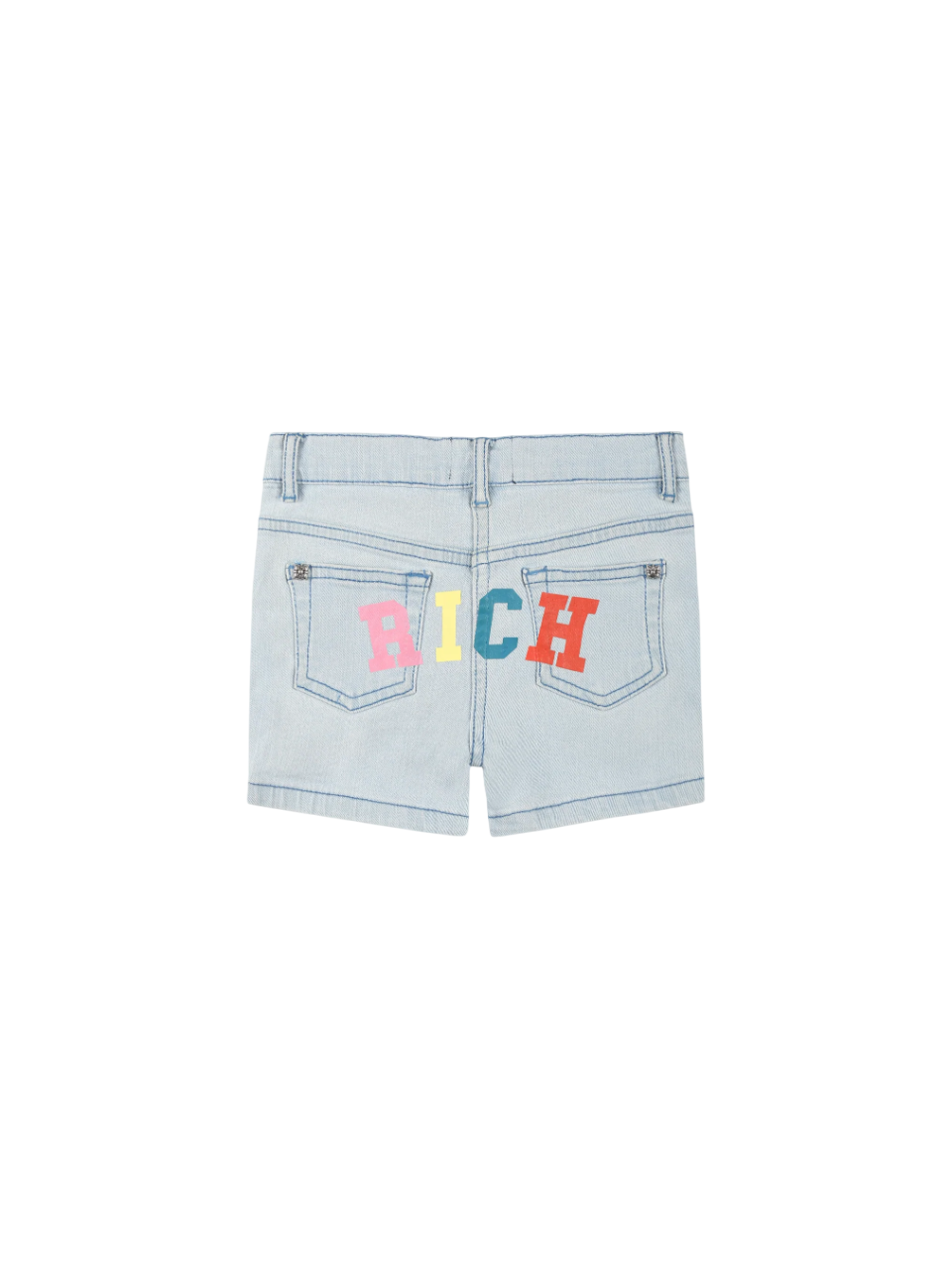 John Richmond shorts in denim Cramol con logo lavaggio blu chiaro RIP25031SH DENIM BLUE LIGHT John RICHMOND 