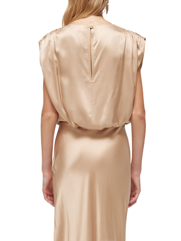 Blugirl blusa in raso donna beige RA6169T448A 61212 BLUGIRL 