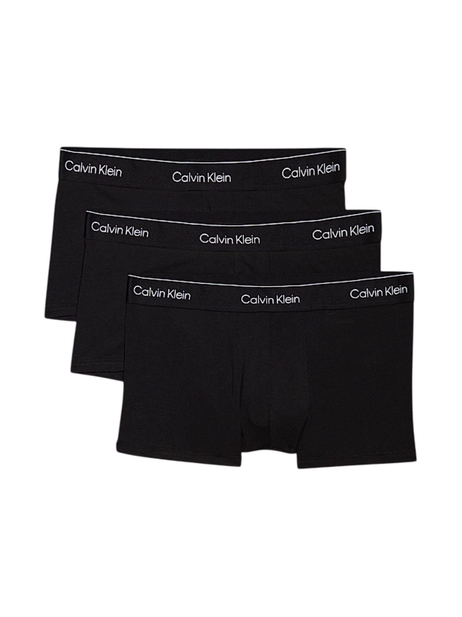 Calvin Klein set 3 boxer con fascia logata nero LV00NB4389 TM6 Calvin Klein Underwear 