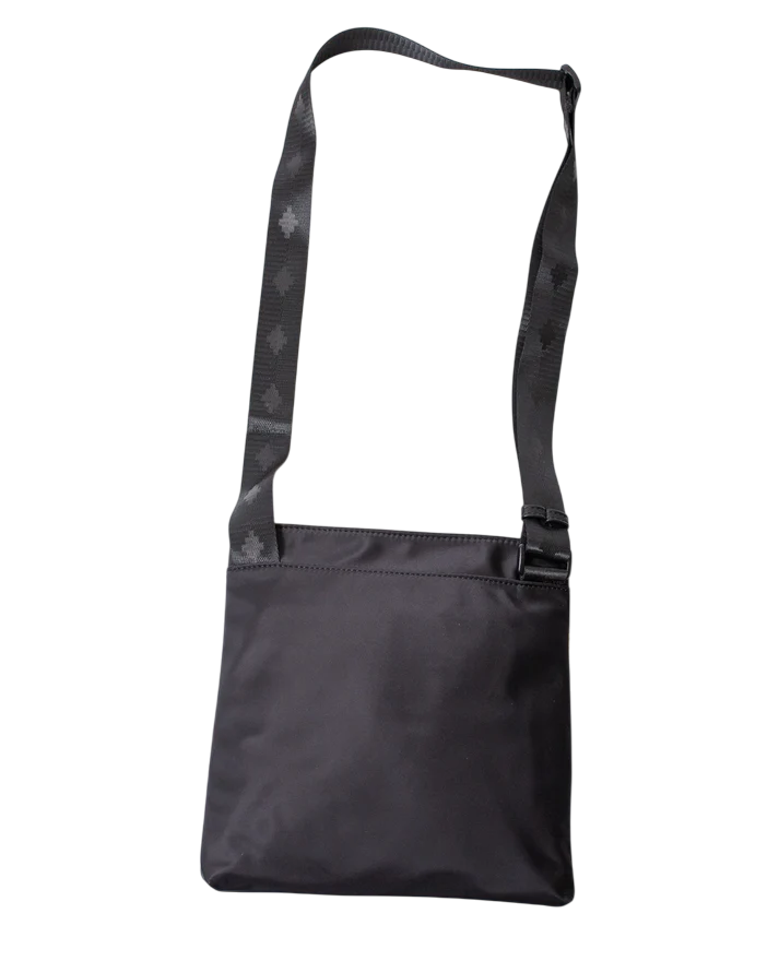 County of Milan borsa a tracolla uomo in nylon nero COMAF250159 NERO-YELLOW WINGS COUNTY OF MILAN 