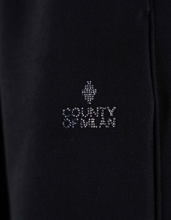 County of Milan pantaloni donna gamba larga nero CM30031 NERO COUNTY OF MILAN 