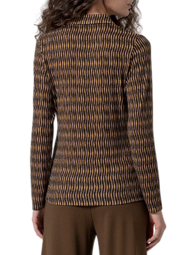 Surkana camicia donna in fantasia verde 565NILA113 61 SURKANA 
