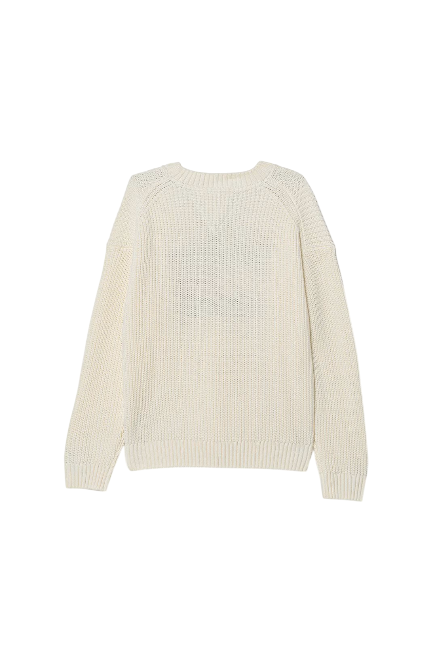 Tommy Hilfiger maglia bambino con bandierina panna KB0KB10071 YA8 Tommy Hilfiger 