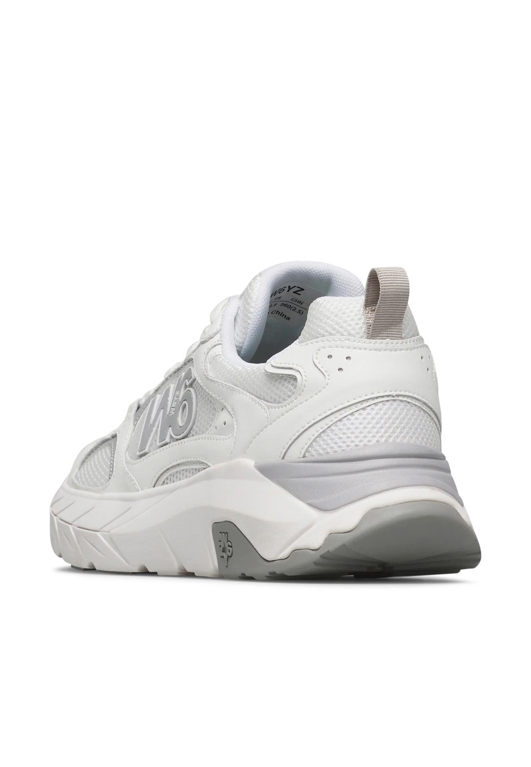 W6yz sneakers uomo Mark in ecopelle e mesh bianco 201984803 0N06 W6YZ 