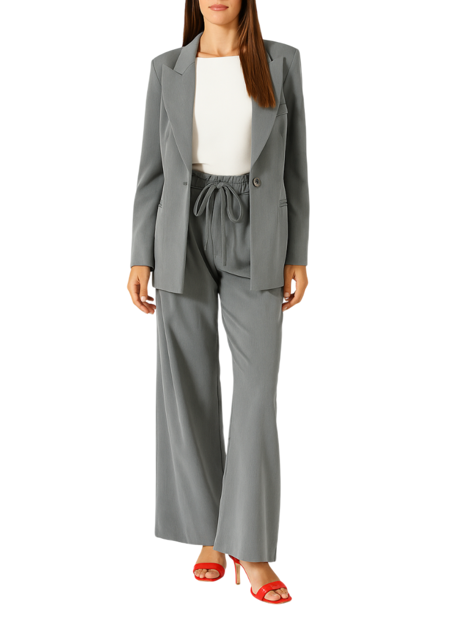 Vicolo giacca blazer monopetto grigio TF0369 GRIGIO VICOLO 