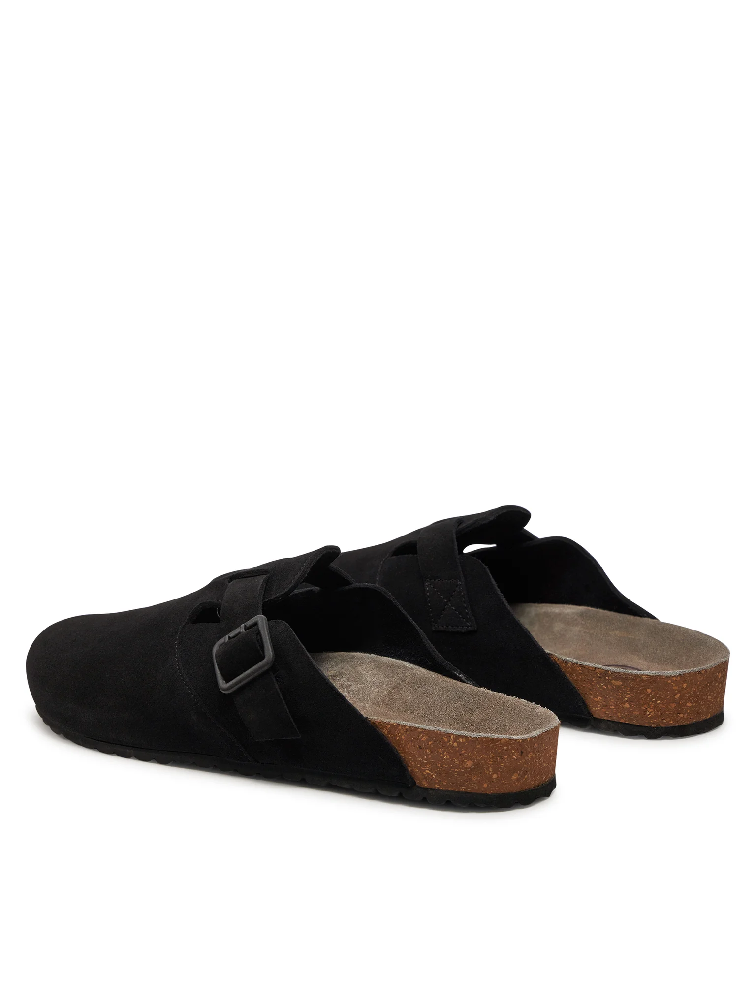 Jack&Jones ciabatte mules in suede antracite 12251192 ANTHRACITE JACK&JONES 