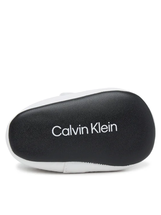 Calvin Klein scarpetta neonato con strappi bianco V0B9-83145-1582 X002 Calvin Klein Footwear 