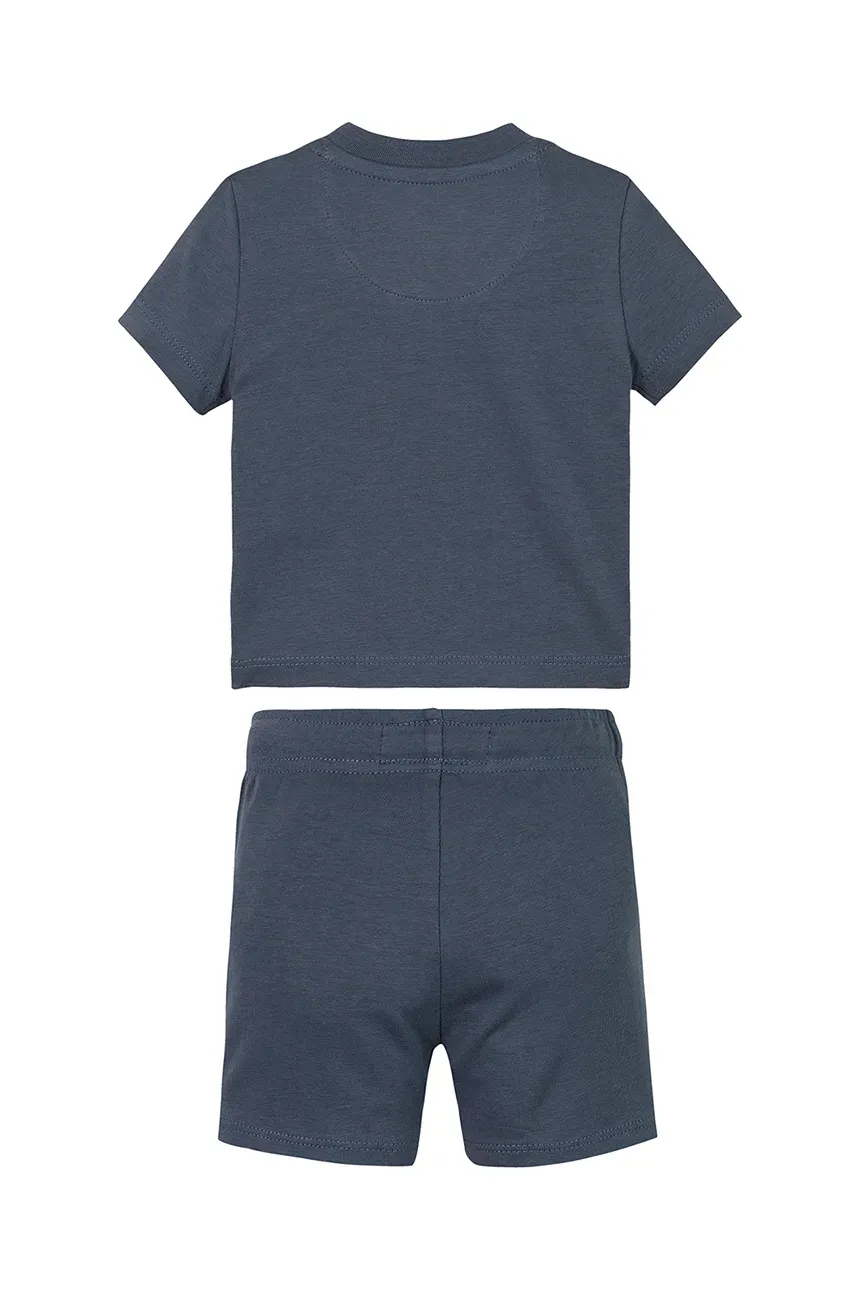 Calvin Klein Jeans completo neonato T-shirt e shorts con logo blu IN0IN00306 PCP Calvin Klein Jeans 