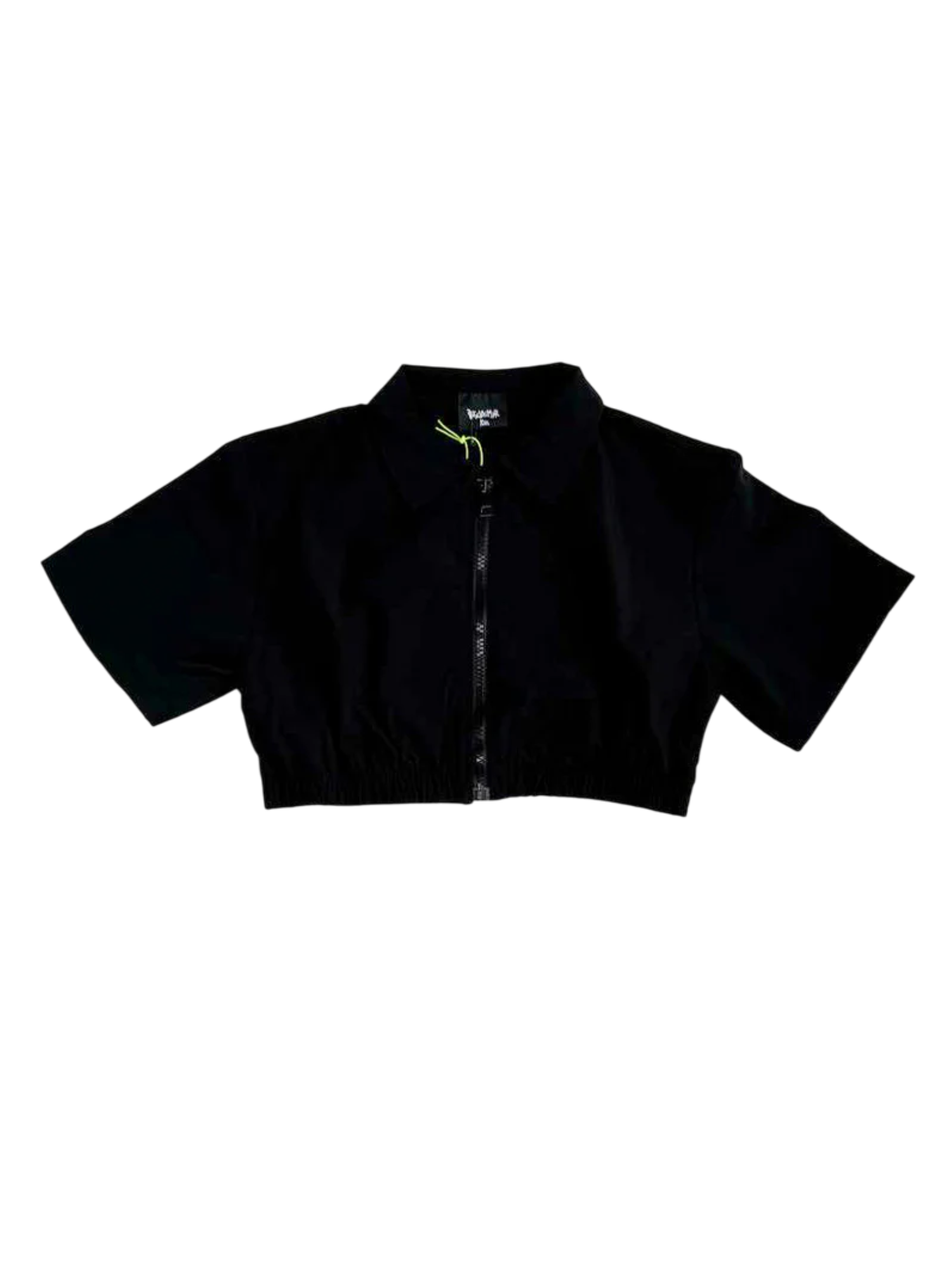 Disclaimer camicia crop con zip nero 58558 NERO DISCLAIMER 