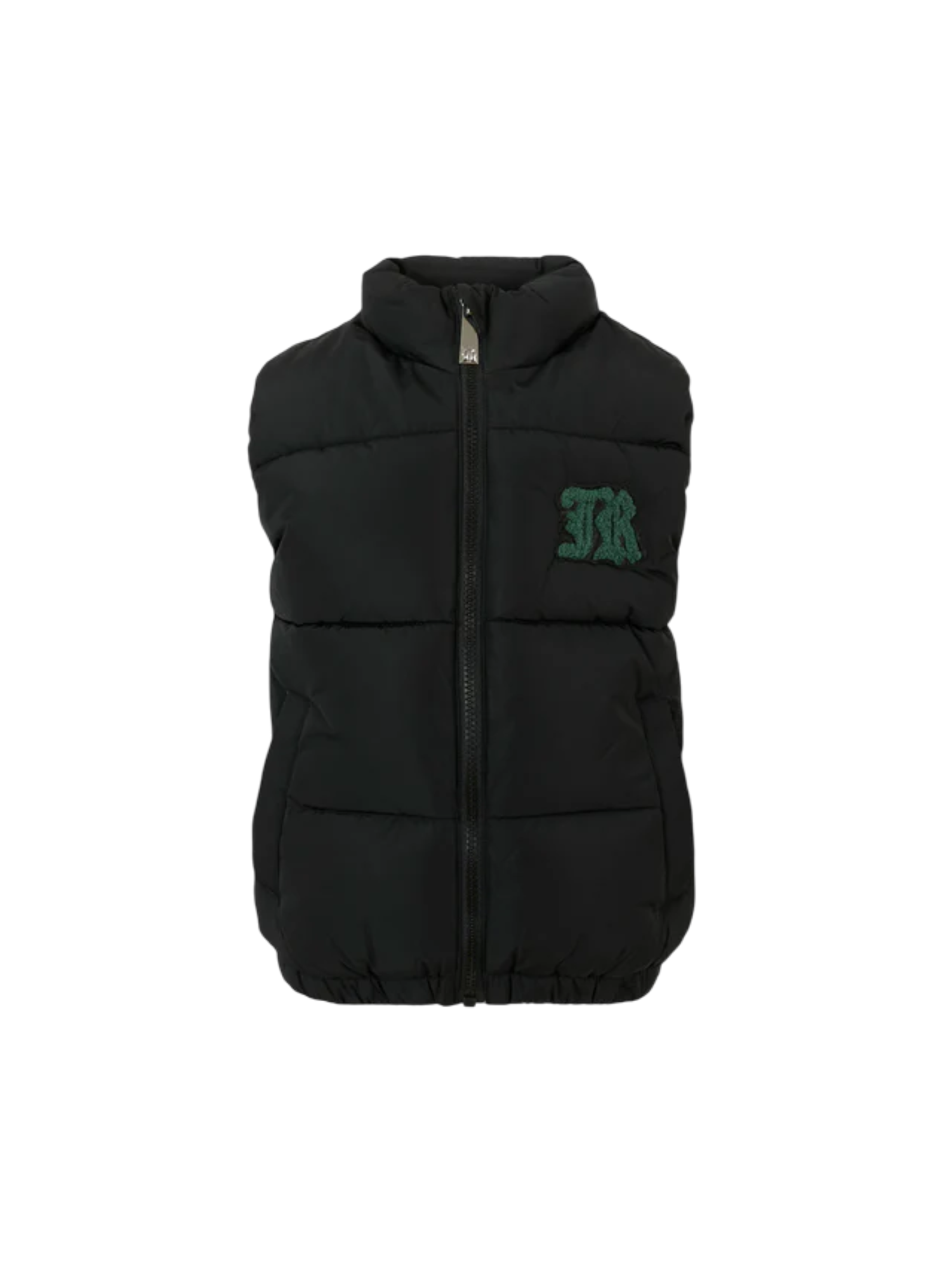 John Richmond gilet imbottito con patch logo nero RBA25013PI BLACK John RICHMOND 