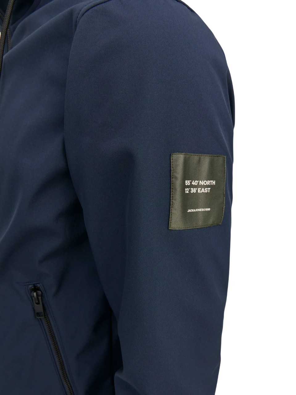 Jack&Jones giubbino uomo con cappuccio blu 12236300 NAVY BLAZER JACK&JONES 