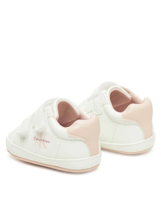 Calvin Klein scarpette neonata con strappi bianco V0A9-83080-1582 A704 Calvin Klein Footwear 