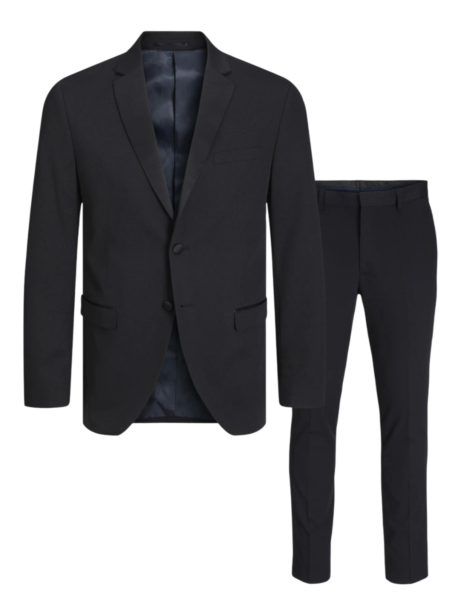 Premium by Jack&Jones completo uomo Franco slim nero 12220012 BLACK PREMIUM BY JACK&JONES 