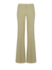 Sandro Ferrone pantaloni flare in tessuto crepe beige
