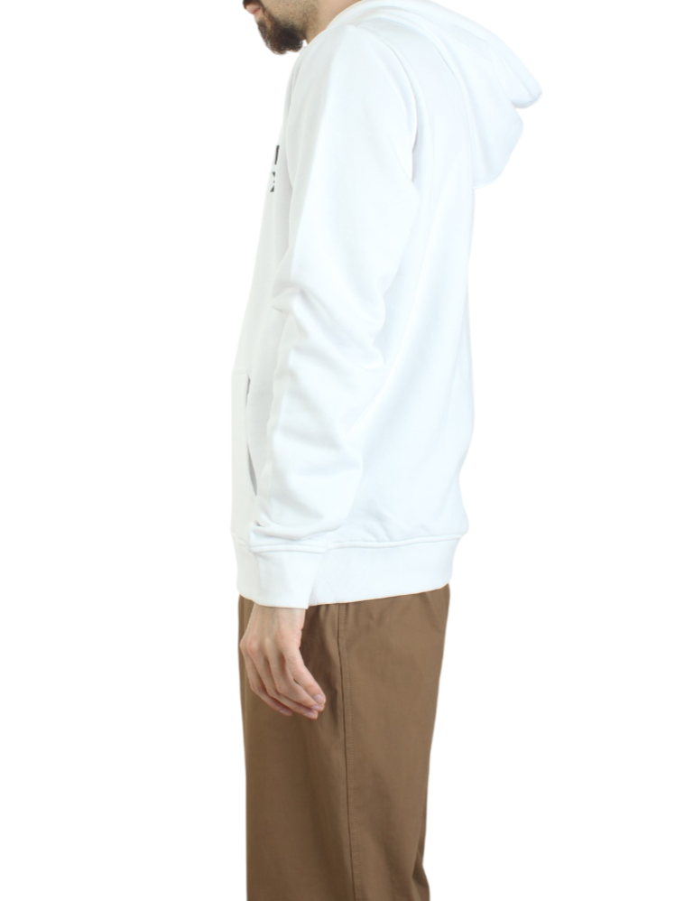 John Richmond felpa con cappuccio stampa logo bianco UMP25156FE WHITE John RICHMOND 