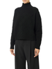 Elisabetta Franchi maglia dolcevita misto cashmere nero