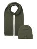 Jack&Jones set uomo sciarpa e cappello verde