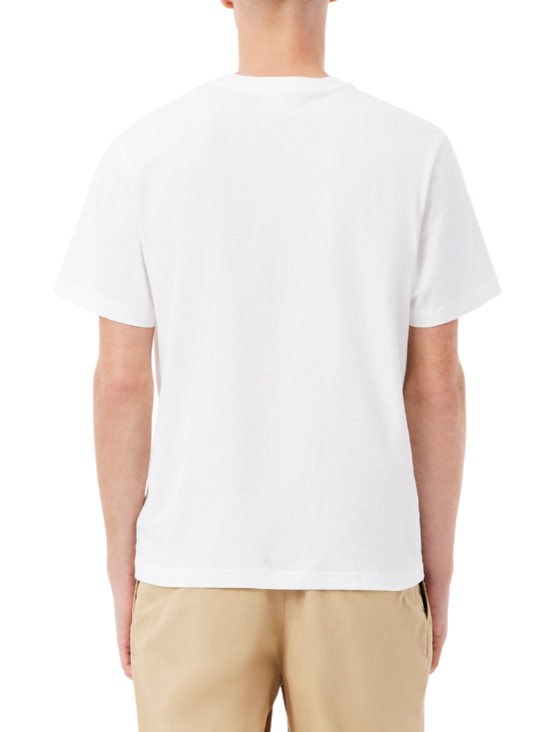 Lacoste T-shirt manica corta con cotone bianco TH7318 001 LACOSTE 