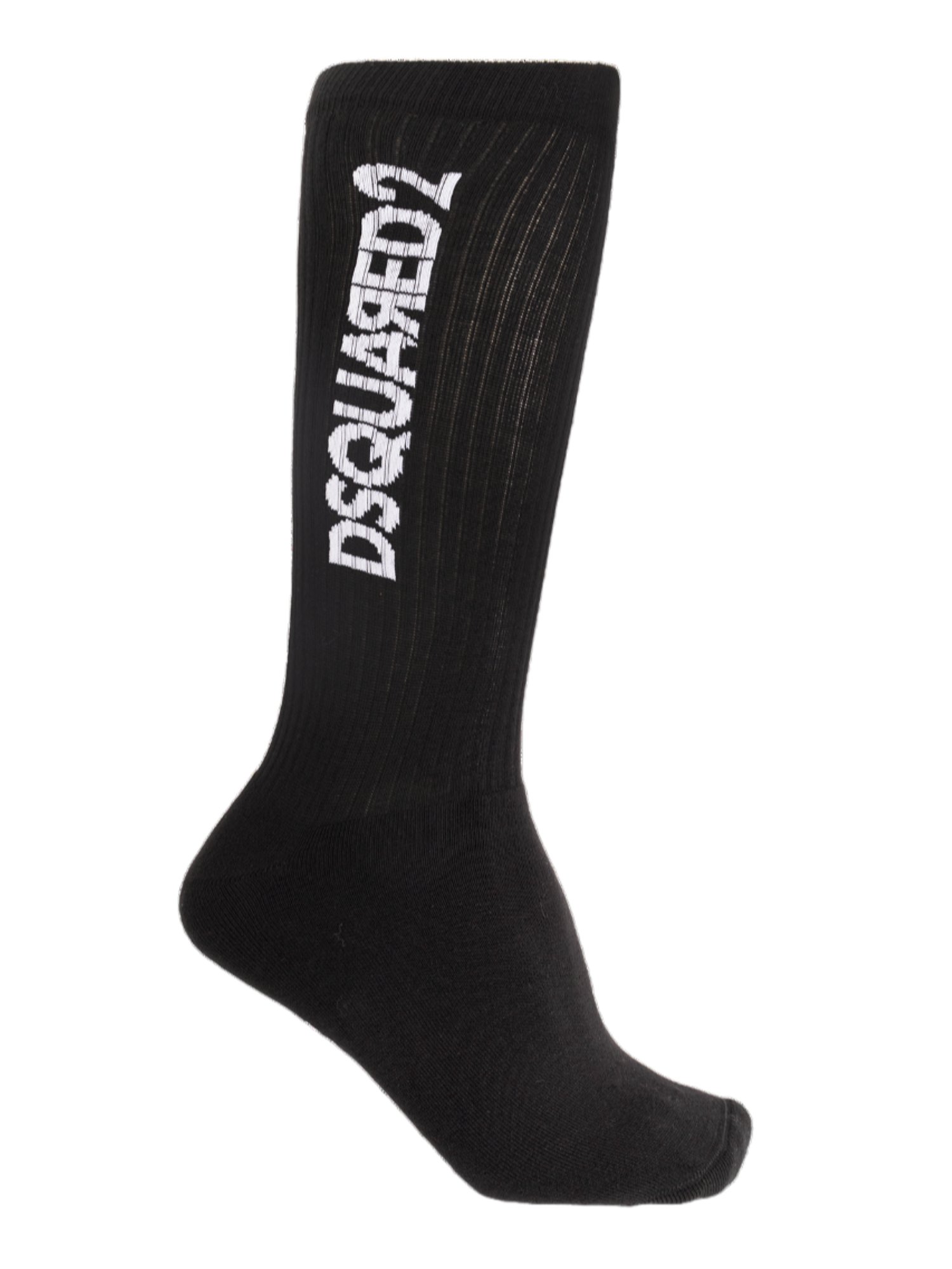 Dsquared2 calzini in spugna di cotone con logo nero DFV143020 010 DSQUARED2 