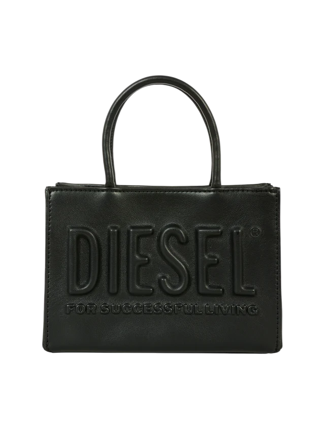 Diesel borsa in ecopelle con logo nero J02529-P8073 T8013 DIESEL 