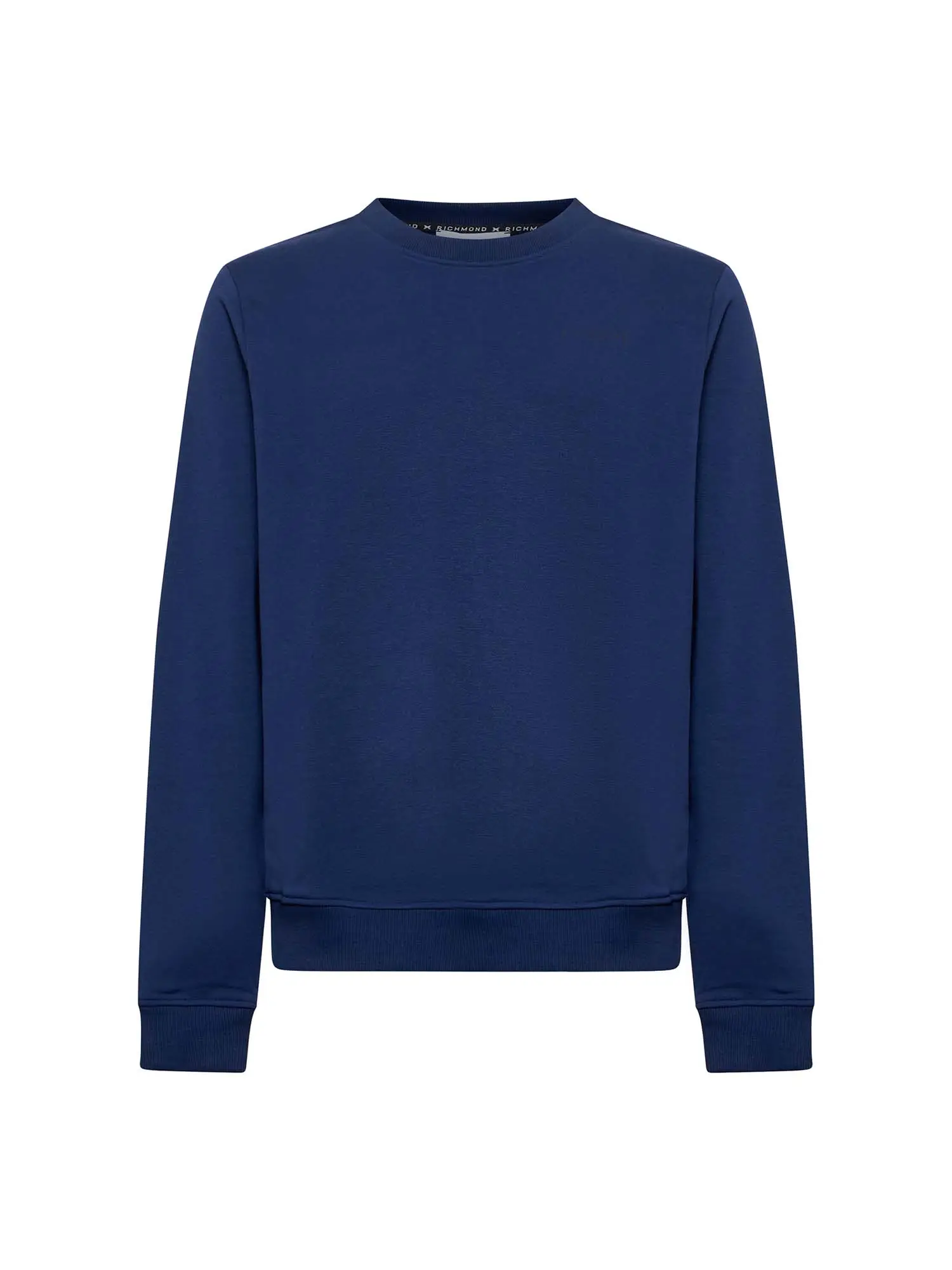 John Richmond felpa uomo con logo blu UMA25009FE BLUE MEDVL John RICHMOND 