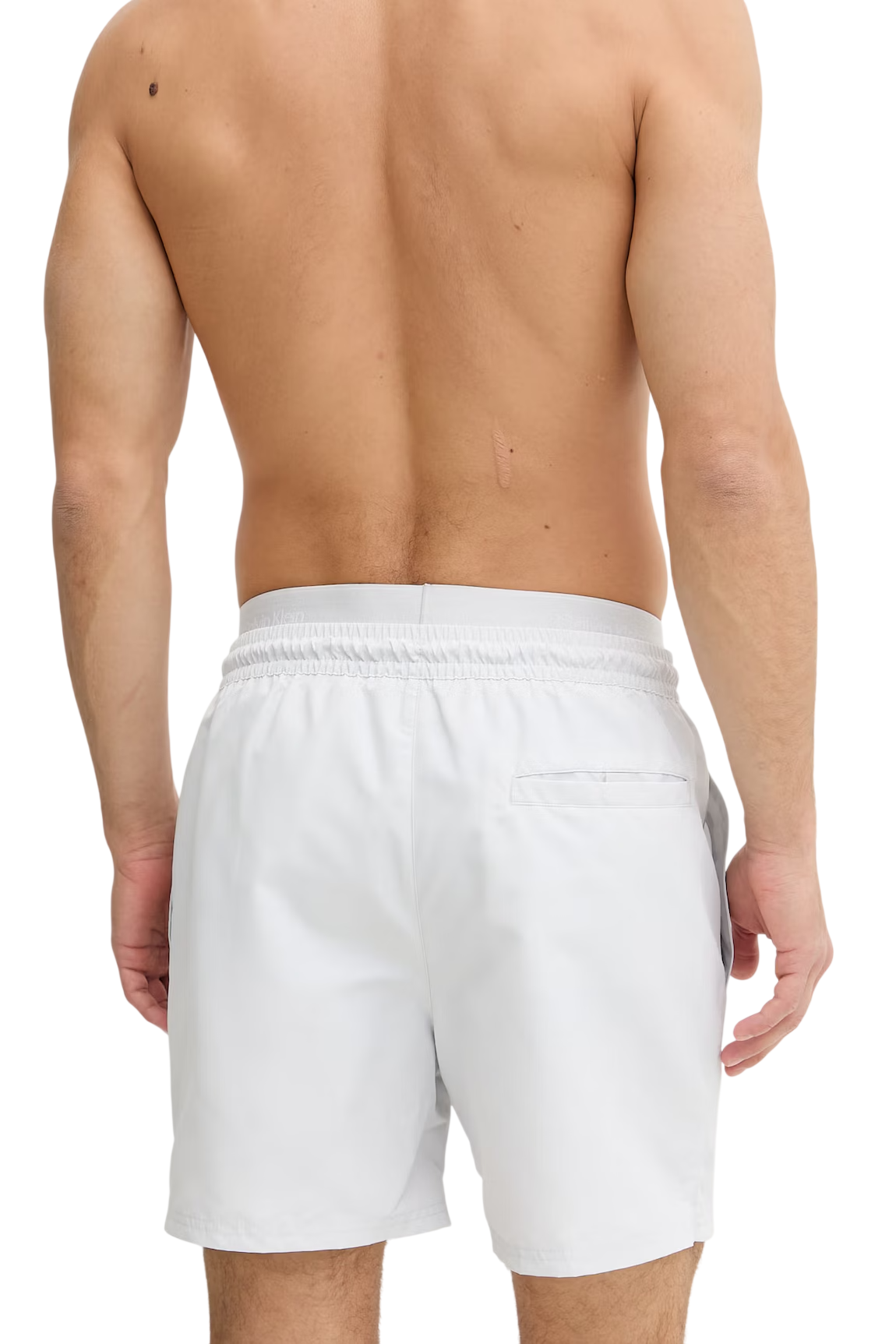 Calvin Klein boxer mare uomo con fascia logata grigio chiaro LV00N61023 5GE Calvin Klein Beachwear 