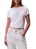 Calvin Klein Jeans T-shirt donna Hero con logo bianco
