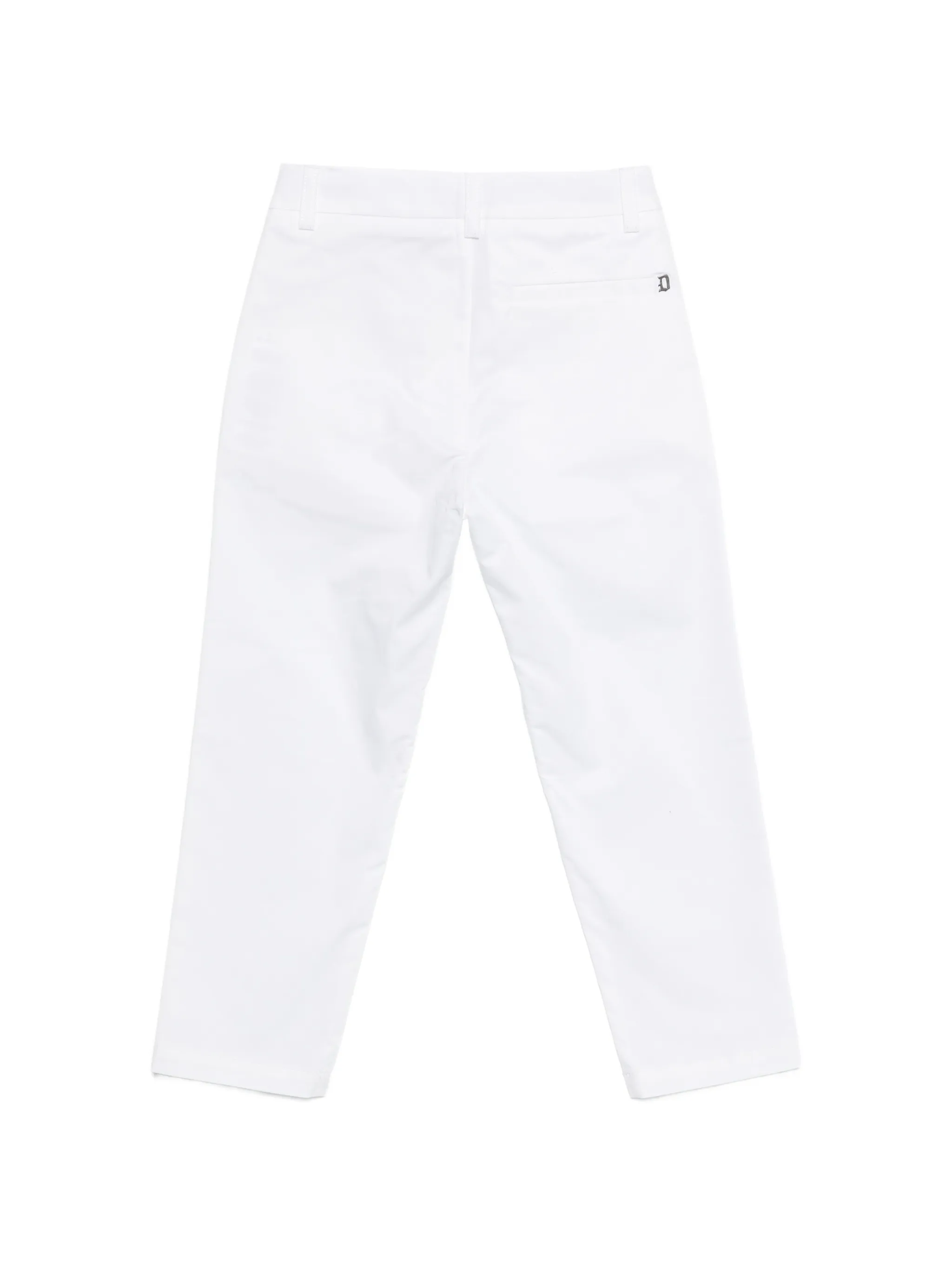 Dondup pantaloni bambino in gabardina bianco DMPA1800CE039 B000 DONDUP 