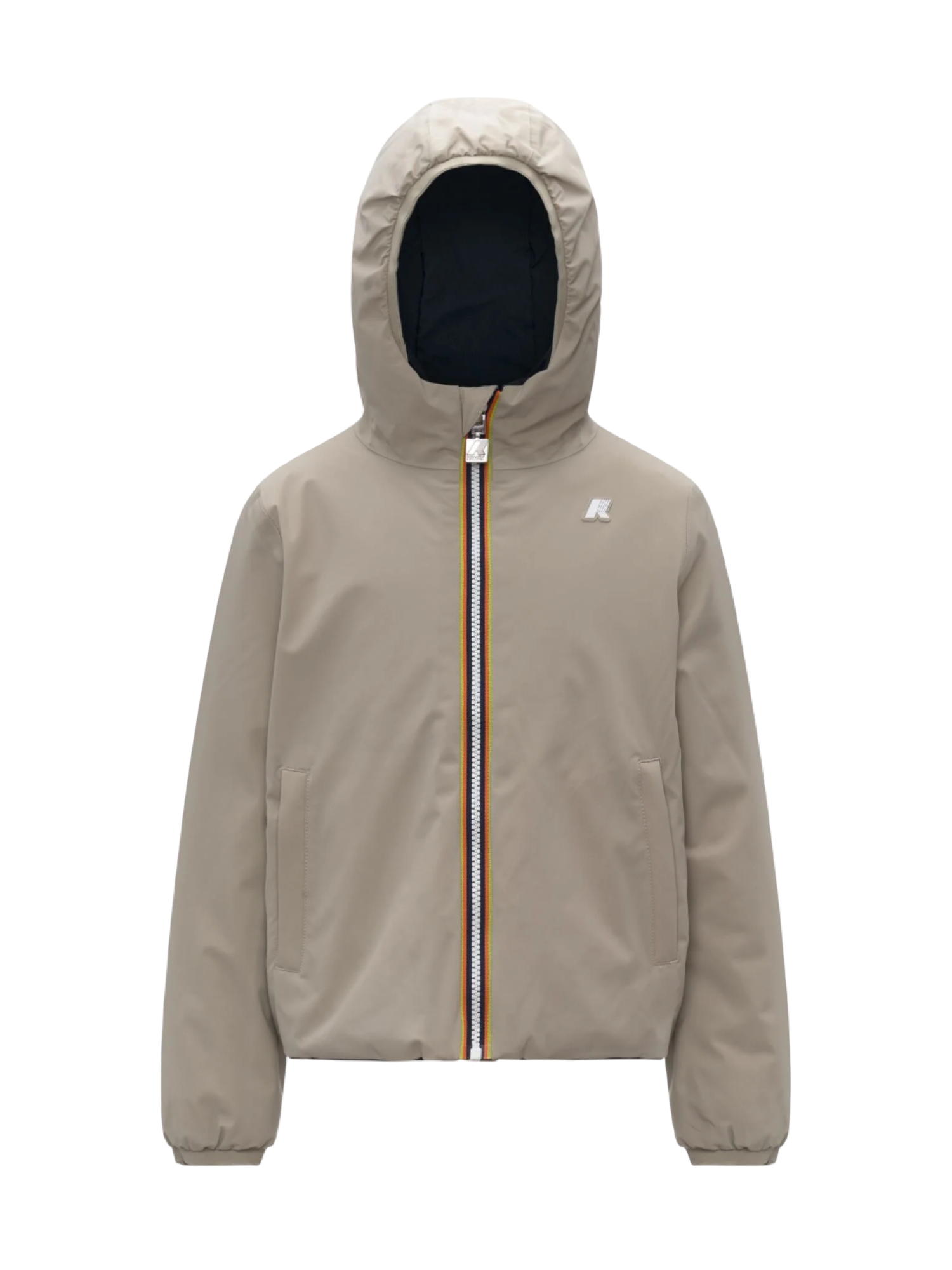 K-Way piumino reversibile p.jack beige blu K71337W B2A K-WAY 